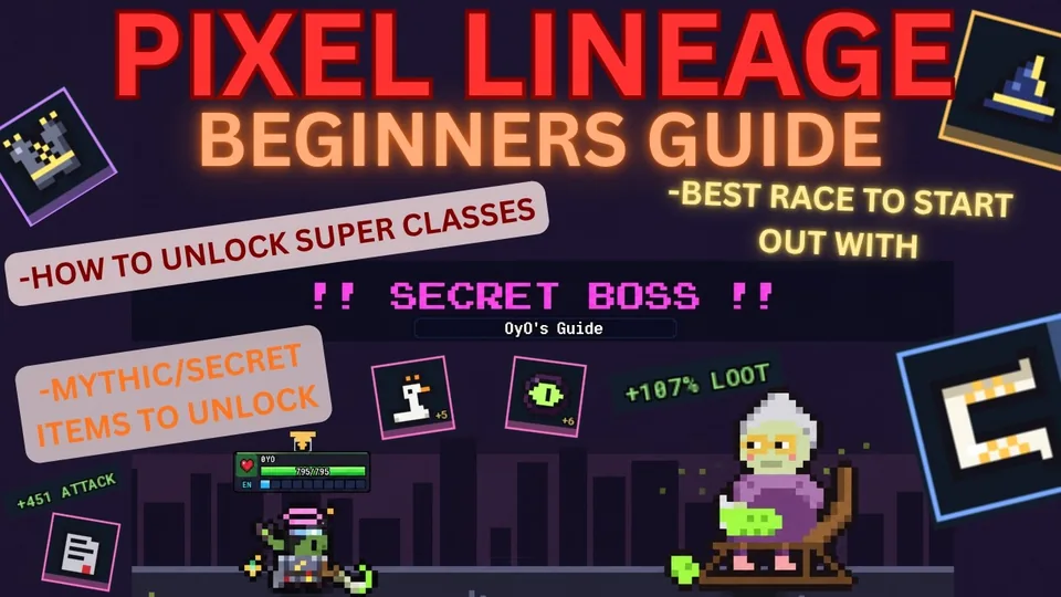 Video cover: Pixel Lineage Beginner Guide - The BEST Start for New Players! — OyO on YouTube