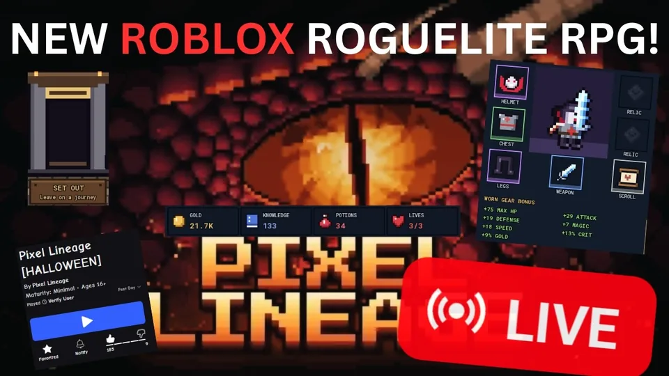 Video cover: I Found a NEW Roblox RPG… | Pixel Lineage! — OyO on YouTube